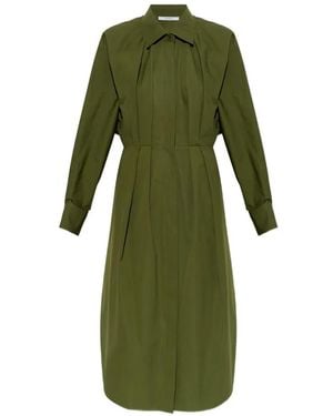 Givenchy Geplooide Shirtjurk - Groen