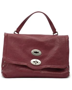 Zanellato Small Postina Studded Tote Bag - Purple