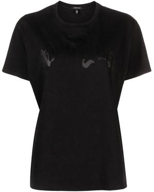 R13 Boy New York-Print T-Shirt - Black