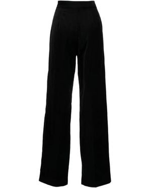 ANOUKI High-Waisted Straight-Leg Trousers - Black