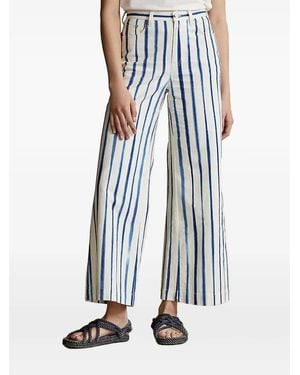 Polo Ralph Lauren Pantalon À Rayures - Bleu