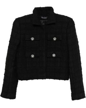 Xenia Magera Tweed Jacket - Black