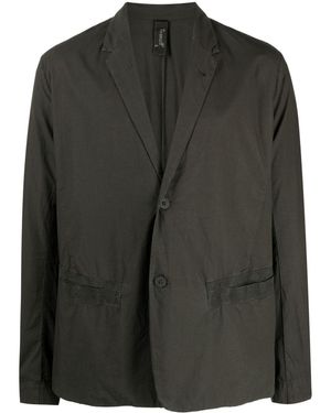 Transit Narrow-Lapels Cotton Blazer - Black