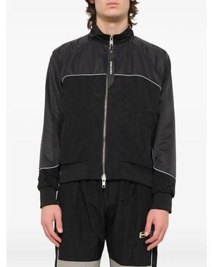 Daniel Patrick 7.3M Panelled Bomber Jacket - Black