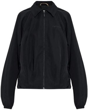 Rethinkit Studios Logo-Print Zip-Up Jacket - Black