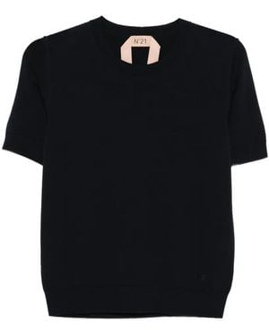 N°21 Short-Sleeve T-Shirt - Black