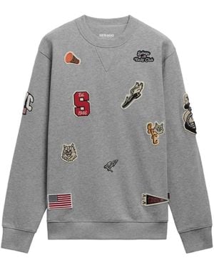 Sebago Patch-Detail Sweatshirt - Grey