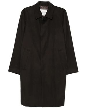 Mackintosh Dunkeld Single-Breasted Coat - Black