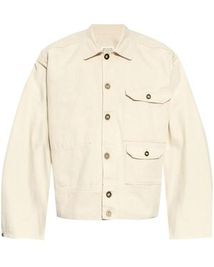 Maison Margiela Denim Shirt Jacket - Natural
