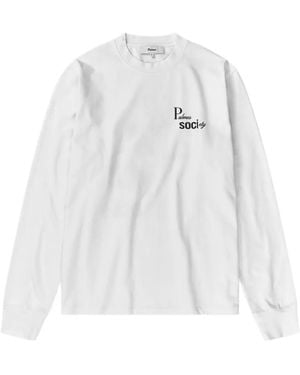 Palmes Piano Long-Sleeve T-Shirt - White
