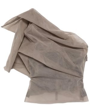 Rick Owens Claudia Draped Top - Grey