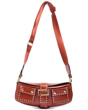 Lancel Bolso De Hombro Con Apliques Y Múltiples Bolsillos - Rojo