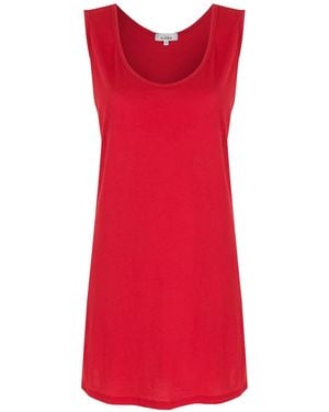 Amir Slama Sleeveless T-Shirt Dress - Red
