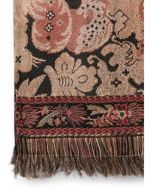 Pierre Louis Mascia Jacquard-Woven Fringed Scarf - Marron