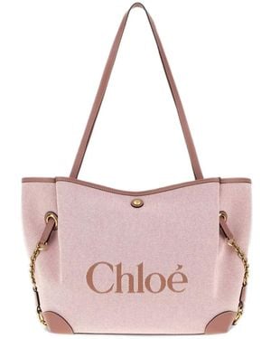 Chloé Clover Double Carry Bag - Pink