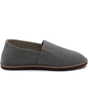 Brunello Cucinelli キャンバス エスパドリーユ - グレー