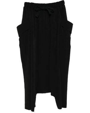 Yohji Yamamoto Pocket Tapered Trousers - Black
