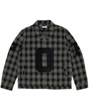 Pop Trading Co. Checked Overshirt - Black
