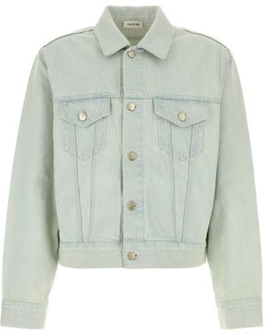 Fear Of God Bleach-Wash Denim Jacket - Blue