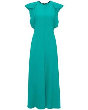 Victoria Beckham Long Sm Dress - Green