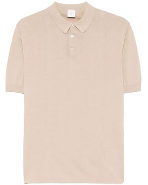 Eleventy Knitted Polo Shirt - White