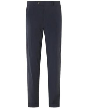Rrd Logo-Patch Tailored Trousers - Blue
