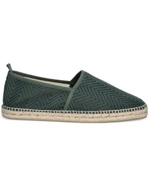 Missoni Corfu Herringbone-Pattern Espadrilles - Green