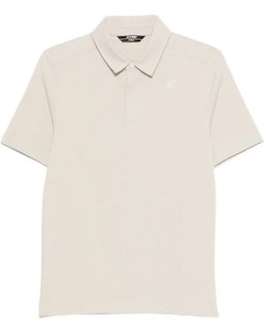 K-Way Short-Sleeve Polo Shirt - White
