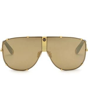 Philipp Plein Oversize-Frame Sunglasses - Natural
