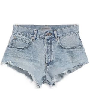 Balenciaga Mini Shorts - Blue