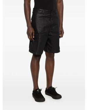 Stone Island Patch-Pocket Cargo Shorts - Black