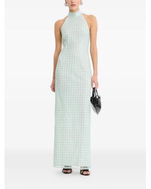 rotate beaded strapless maxi dress Rotate By Birger Christensen Beaded-embellishment Maxi Dress