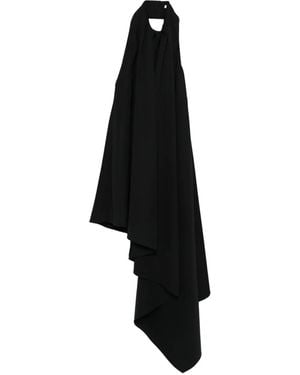 Givenchy Asymmetric Draped Dress - Black