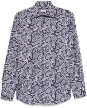 Etro ペイズリー シャツ - ブルー