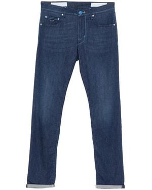 Sartoria Tramarossa Michelangelo Contrast-Stitch Jeans - Blue