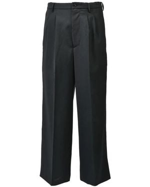 MASU Pantalon À Design Plissé - Black