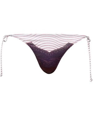 Jean Paul Gaultier Cartouche Bikini Bottoms - Purple