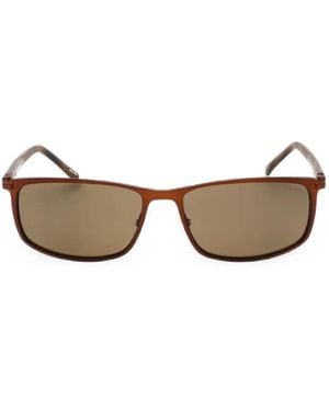 Chesterfield Rectangle-Frame Sunglasses - Multicolour