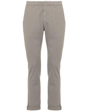 Dondup Cuffed Trousers - Grey