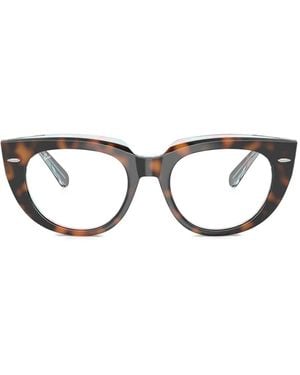 Ray-Ban Tortoiseshell cat-eye glasses - Marrón