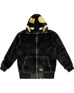 A Bathing Ape Shark Hoodie Jacket - Black