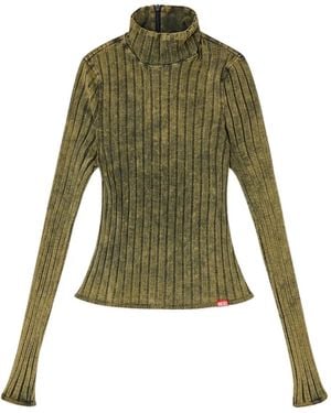 DIESEL T-Clawa Long-Sleeve T-Shirt - Green