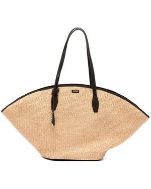 BOSS Maxi Numah Woven Tote Bag - Natural