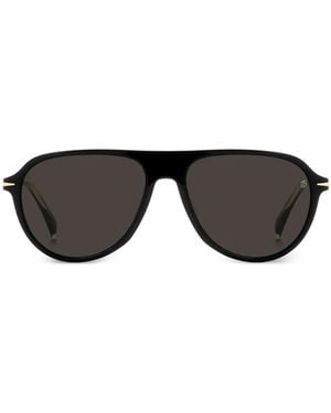 David Beckham Pilot-Frame Sunglasses - Black