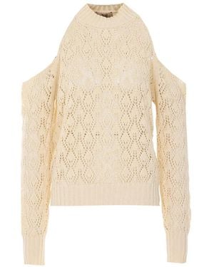 Aniye By Cut-Out Detail Sweater - White