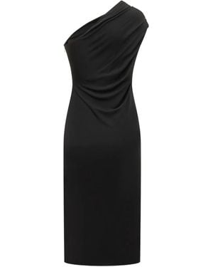 Tom Ford Verziertes One-Shoulder-Midikleid - Schwarz