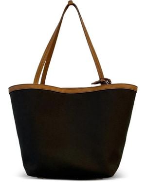 The Row Park Tote Three Canvas Schoudertas - Zwart