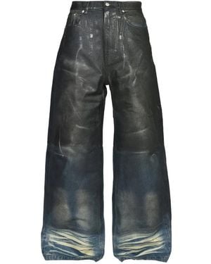 BREATH Coated Flared Jeans - Grey