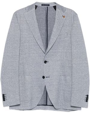 Latorre Herringbone-Pattern Blazer - Grey