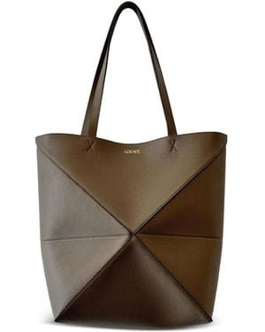Loewe Fold Tote Bag - Marrone